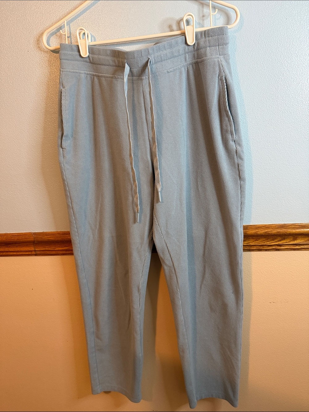 Marc New York Ribbed Midweight Jogger Sweatpants – Size Women’s Medium Pale Blue